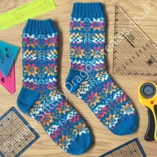 Patchwork Star Socks