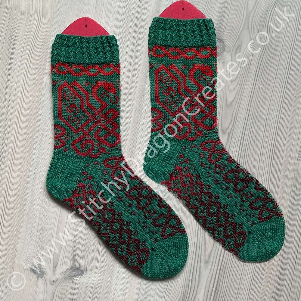 Draig Clymwaith Socks - Image 6