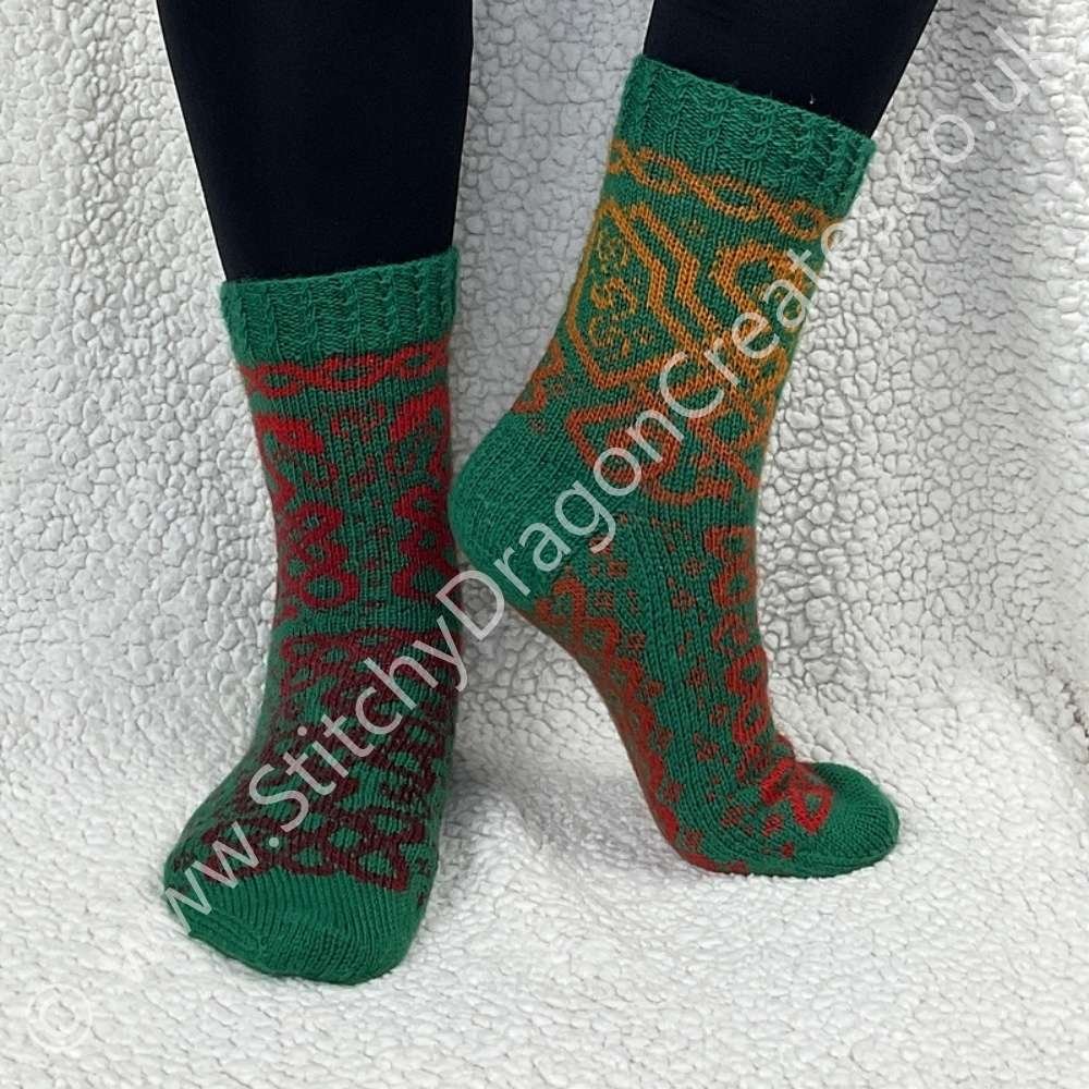 Draig Clymwaith Socks - Image 4