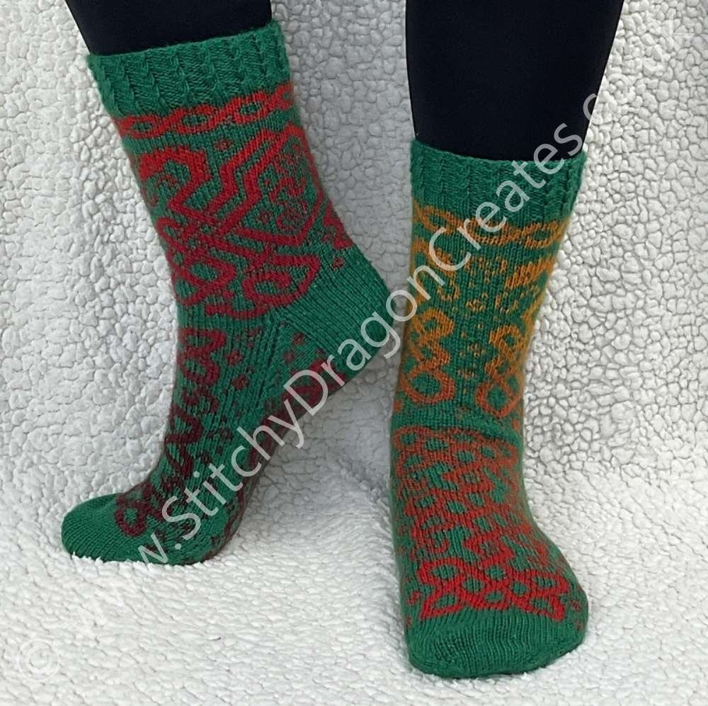 Draig Clymwaith Socks - Image 2
